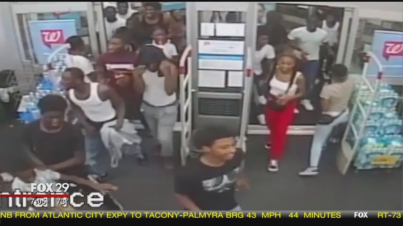 Dozens of young people ransack Center City Walgreens