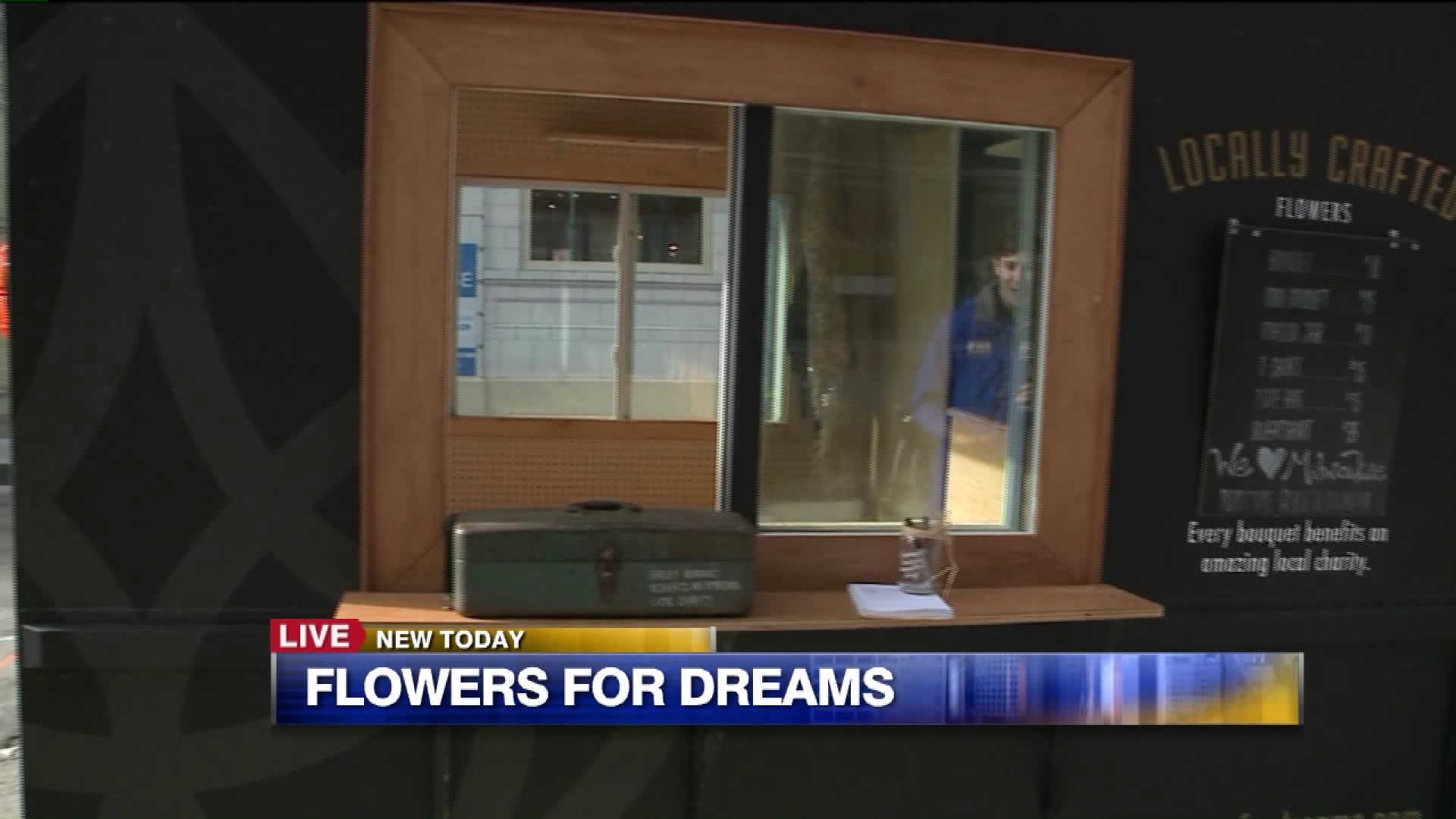 Evan learns about some charities Flowers for Dreams benefits