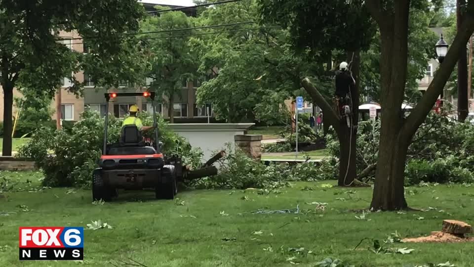 Carroll University storm damage