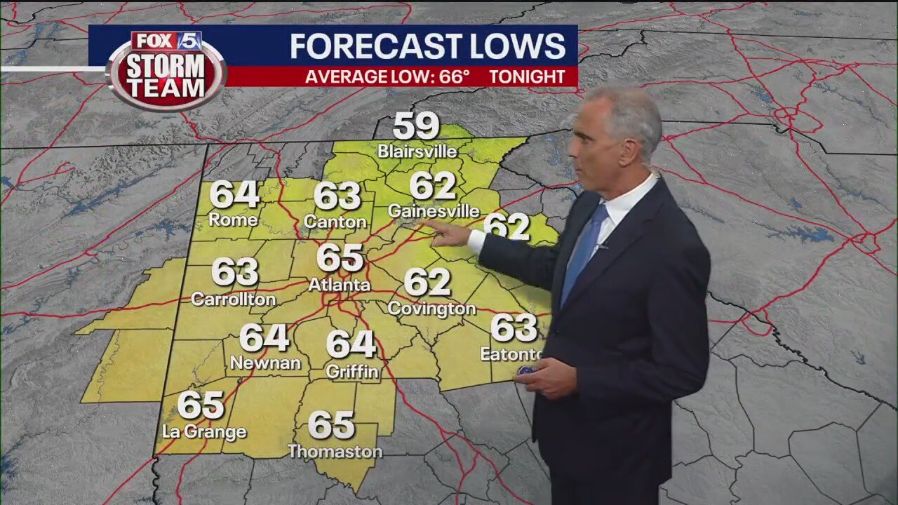 Thursday evening forecast