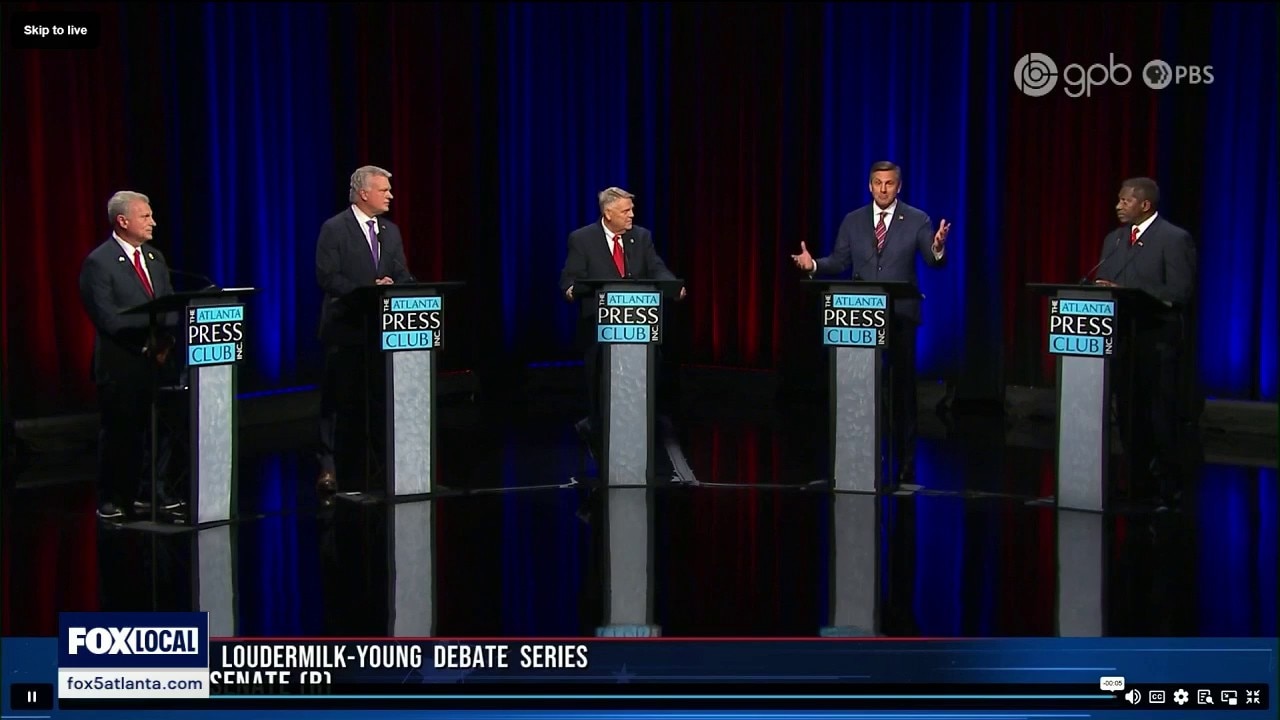 Republican candidates debate before early voting