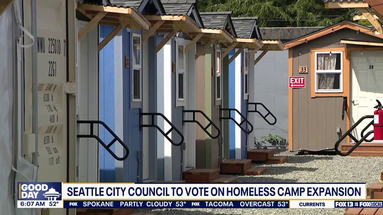Seattle City Council to vote on homeless camp expansion