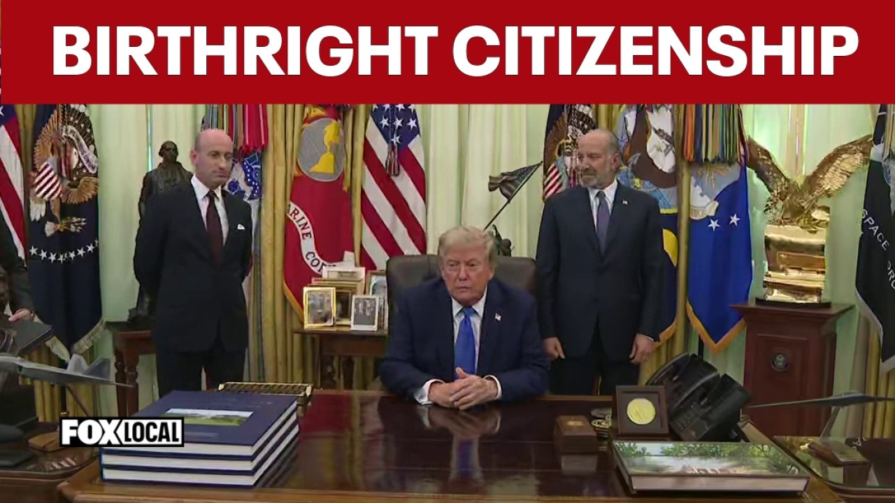 FULL: Pres. Trump signs executive orders on birthright citizenship
