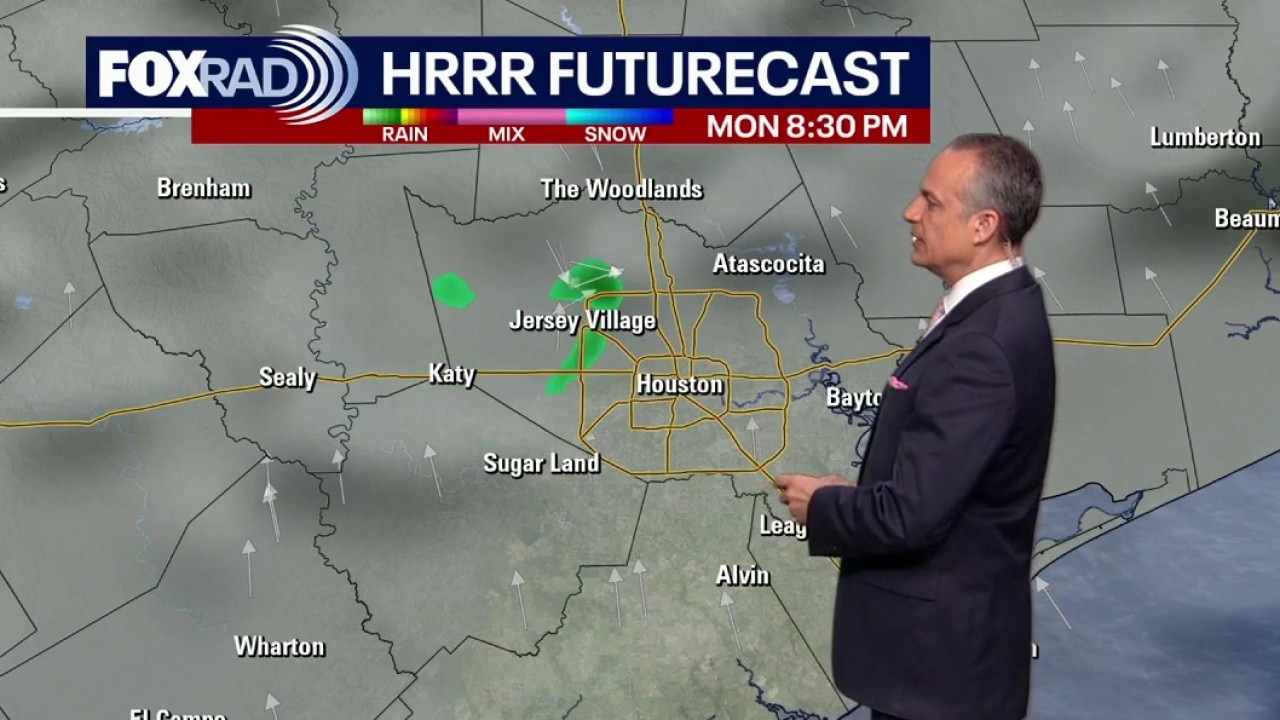 Houston weather: Scattered showers and storms Monday