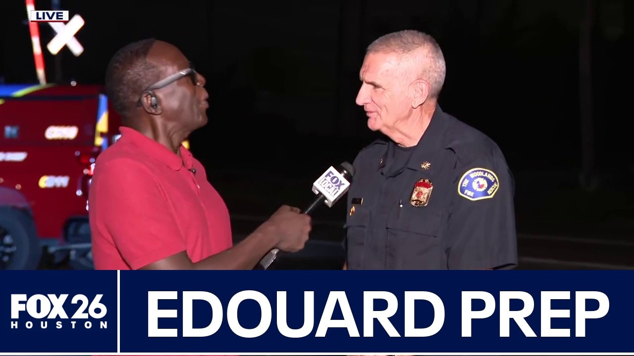 Tropical Storm Edouard: The Woodlands prepares for overnight