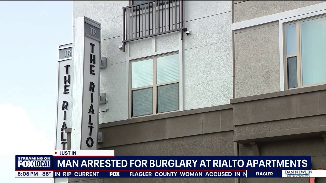 Man accused of burglaries at condemned Rialto Apartments in Orlando