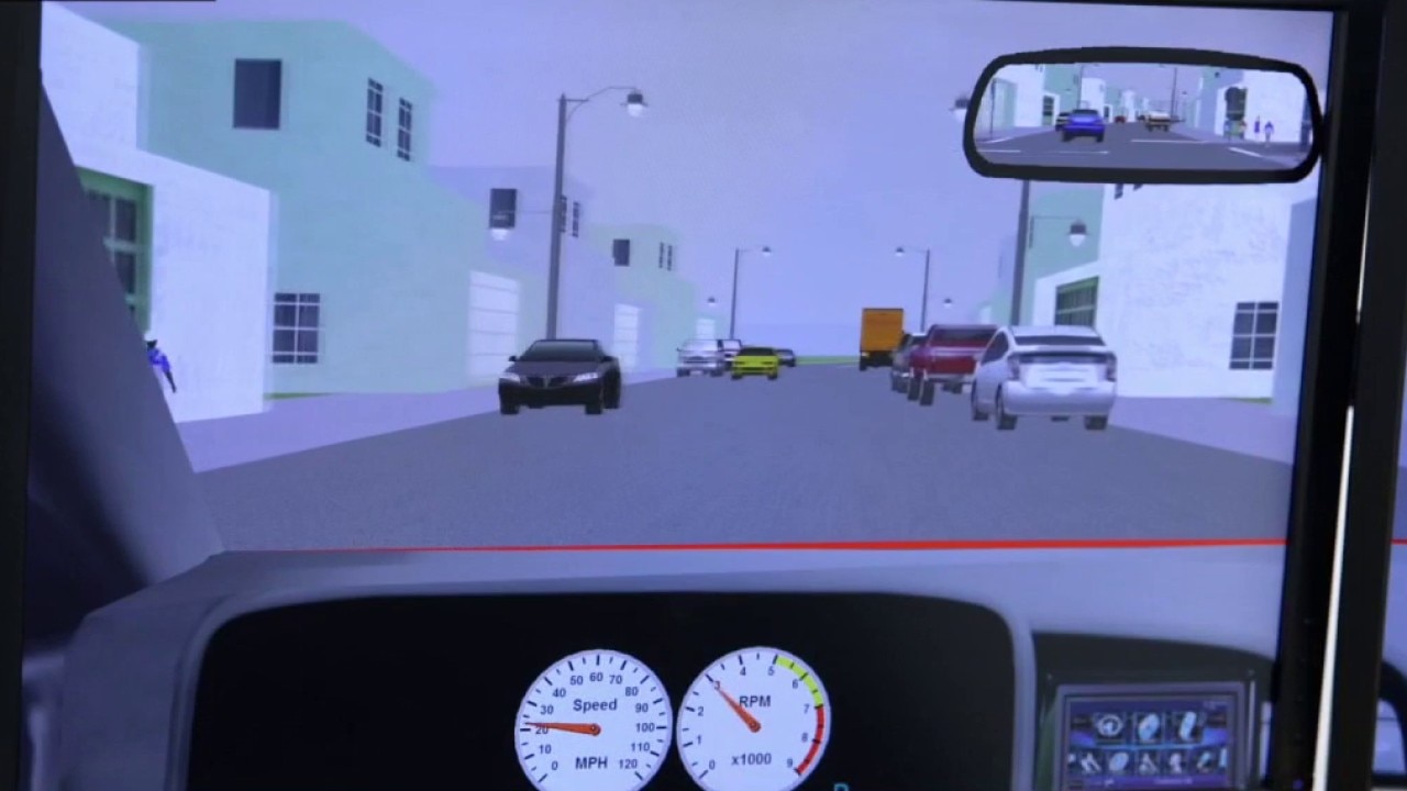 Stroke patient relearns how to drive