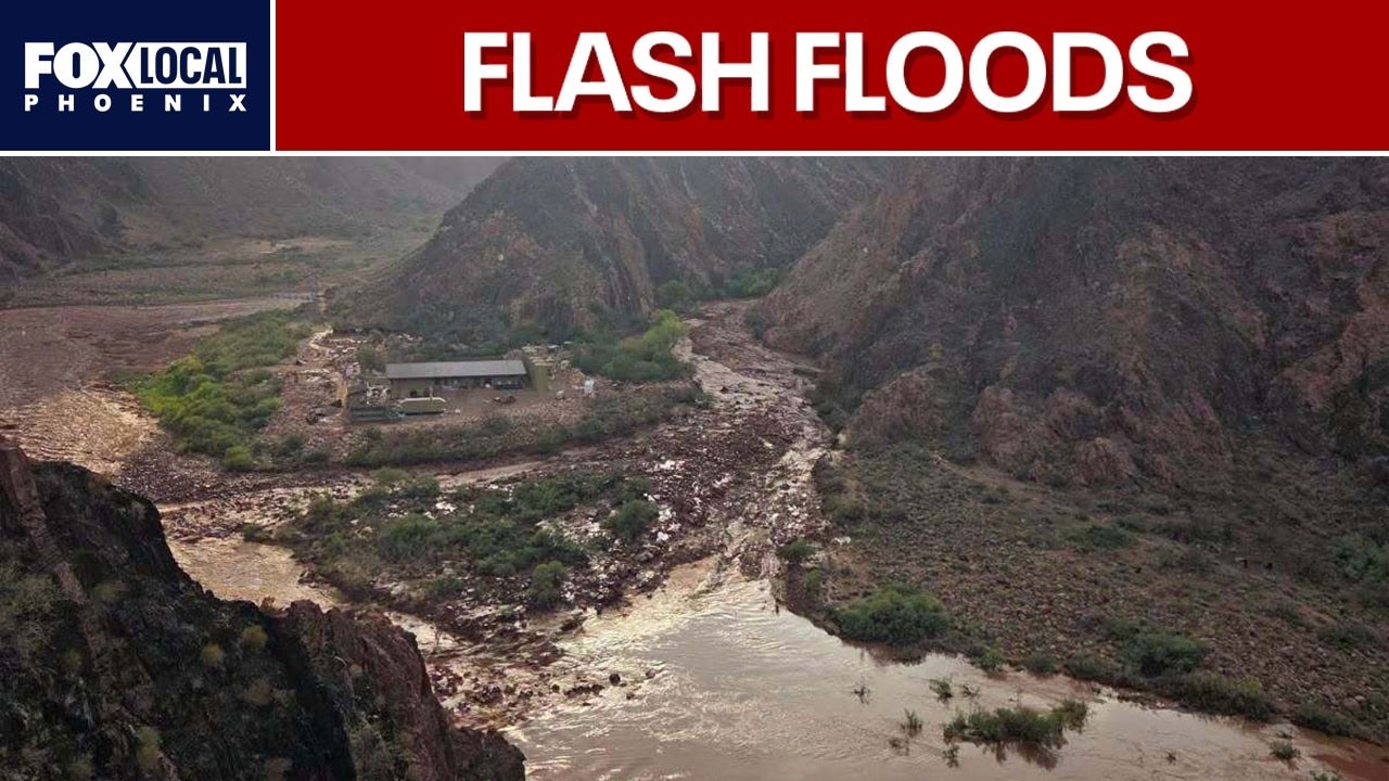 Grand Canyon flash flood leaves 20 missing as evacuations continue