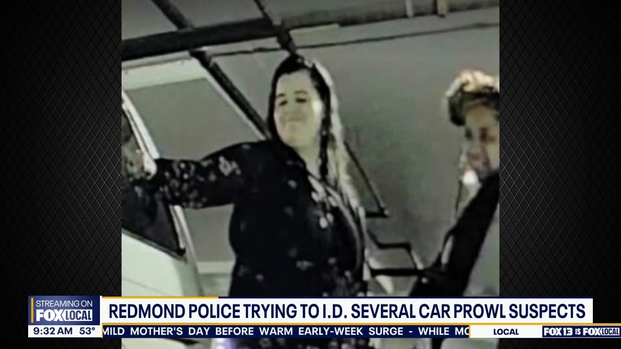 Suspects wanted in Redmond, WA vehicle break-ins