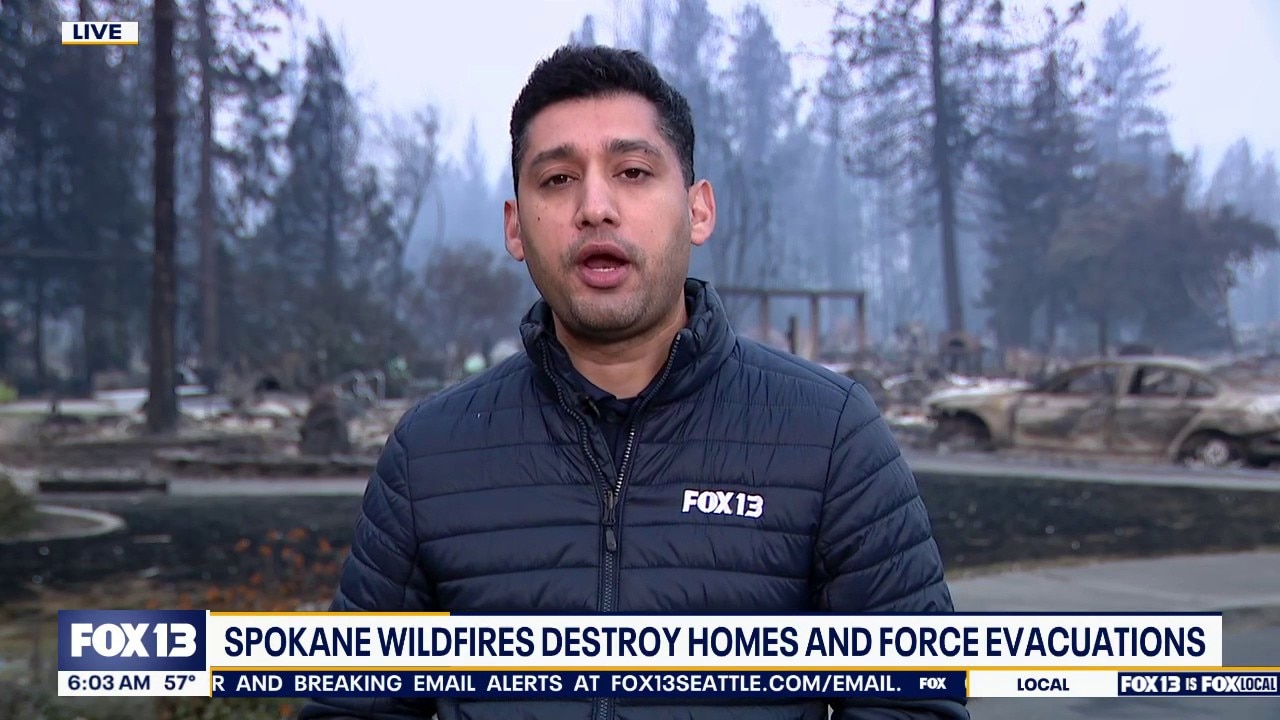 Spokane, WA fires: Arson suspect arrested as 3 uncontained wildfires rage
