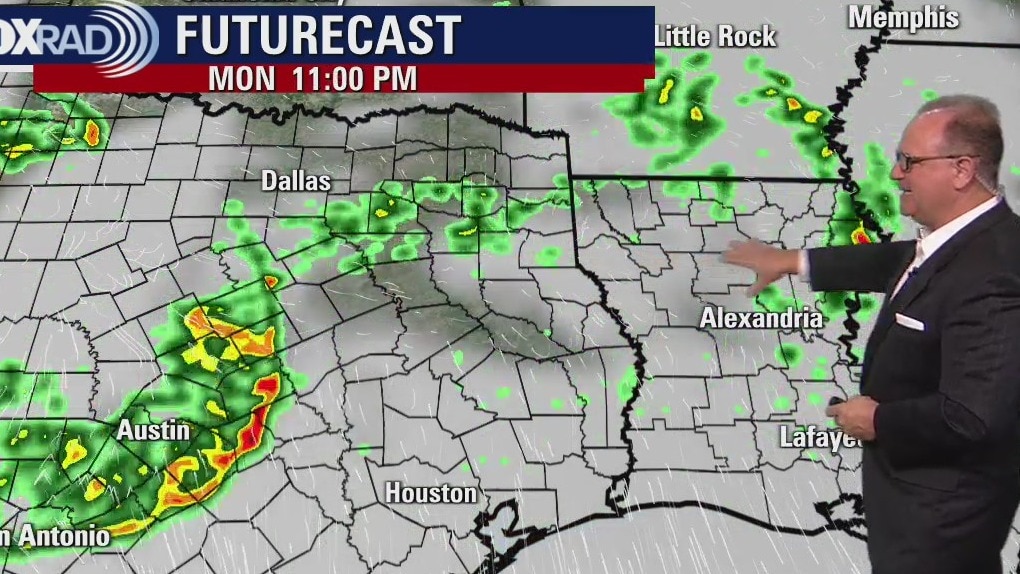 Monday evening weather forecast