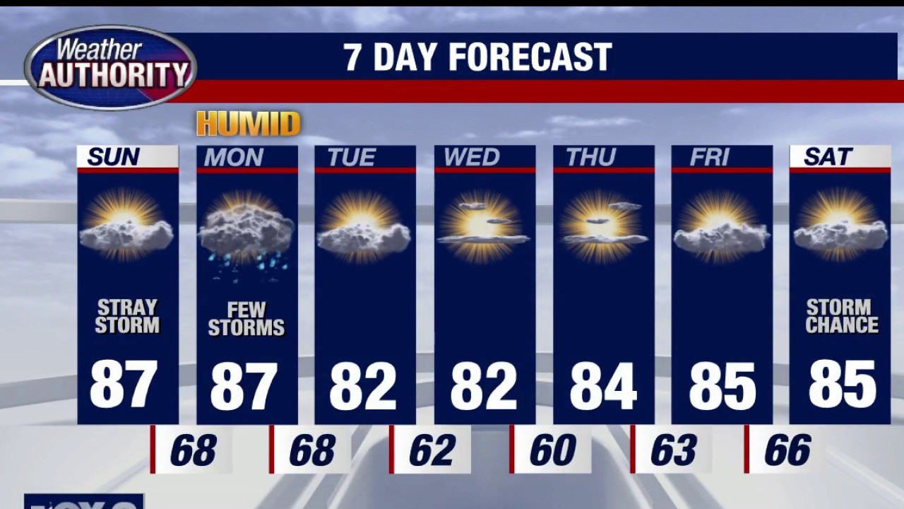 Mild weekend continues with chances of showers on Monday