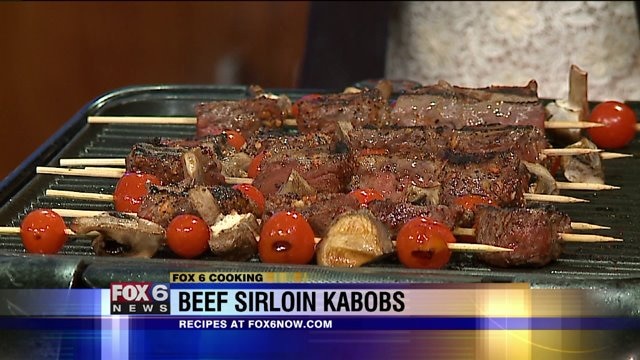 The Beef Lady shows us how to prepare Beef Sirloin Kabobs