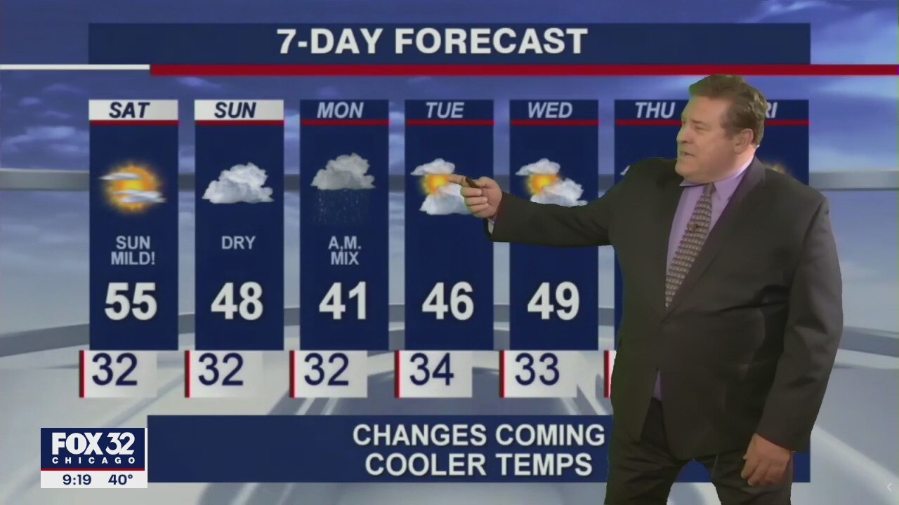 10 p.m. forecast for Chicagoland on March 12