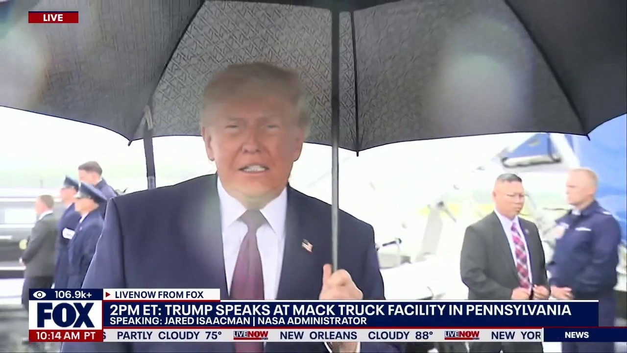 Trump takes questions in PA 