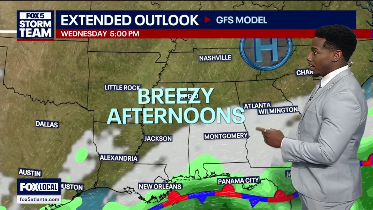 Monday afternoon forecast