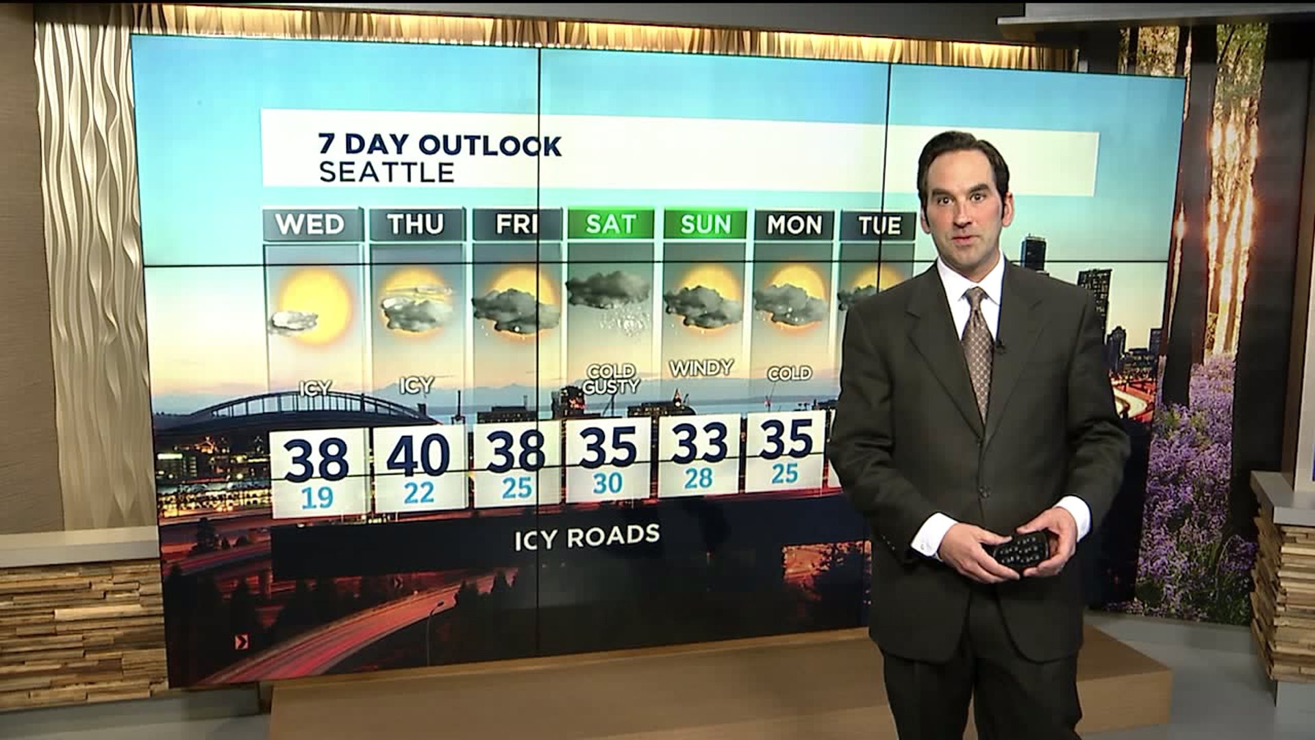 Q13 News evening weather forecast