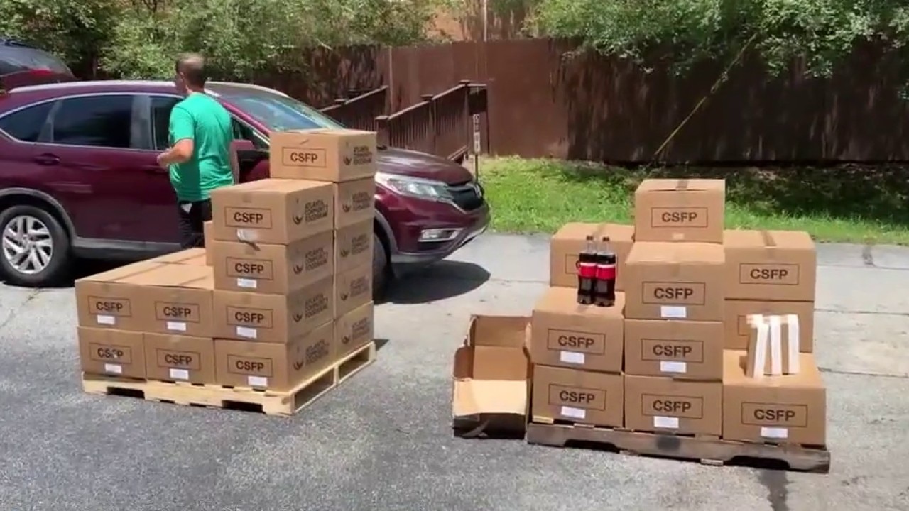 Omega Support Center Hosts Monthly Senior Food Distribution