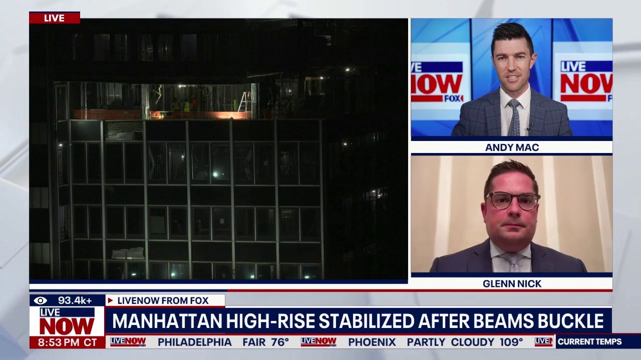 Manhattan high-rise stabilized after beams buckle