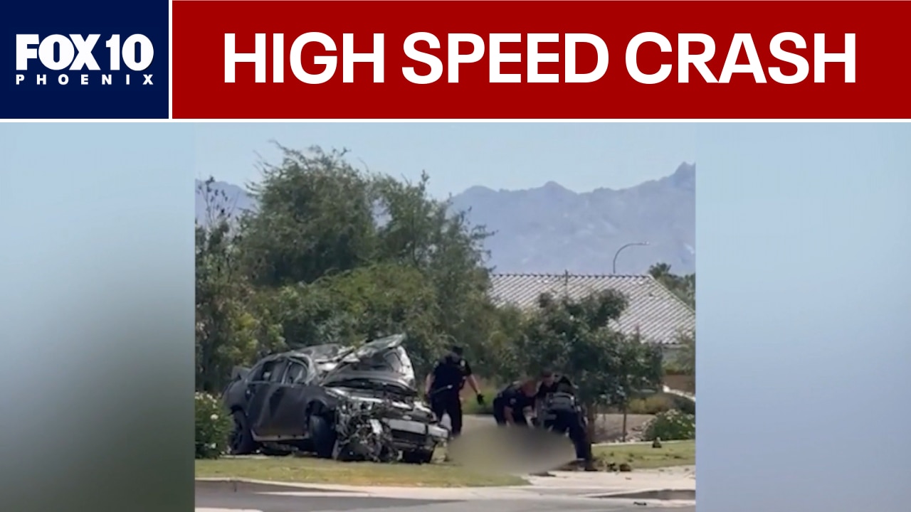 Avondale road rage shooting leads to high-speed police chase, violent crash