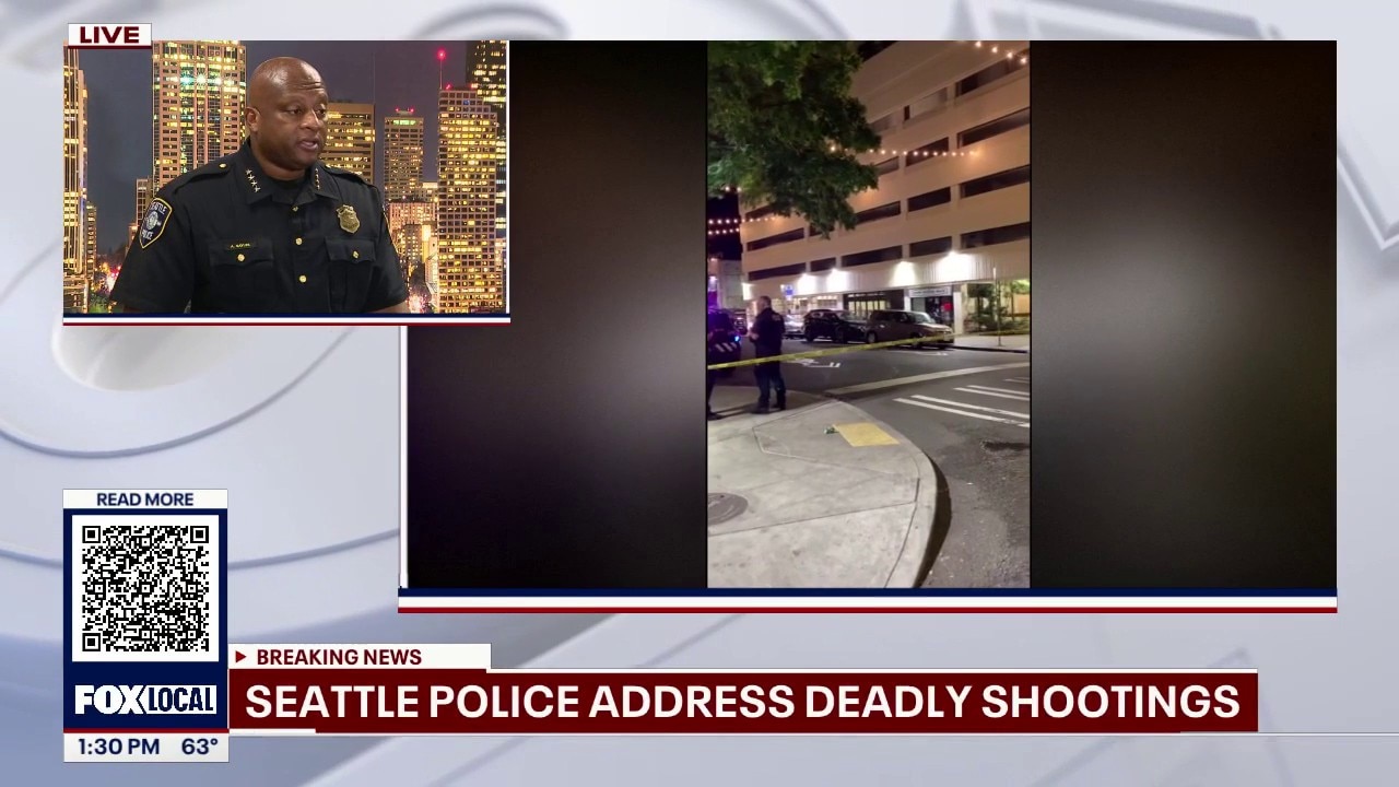 Interim Chief Sayles takes questions from media regarding weekend gun violence in Seattle