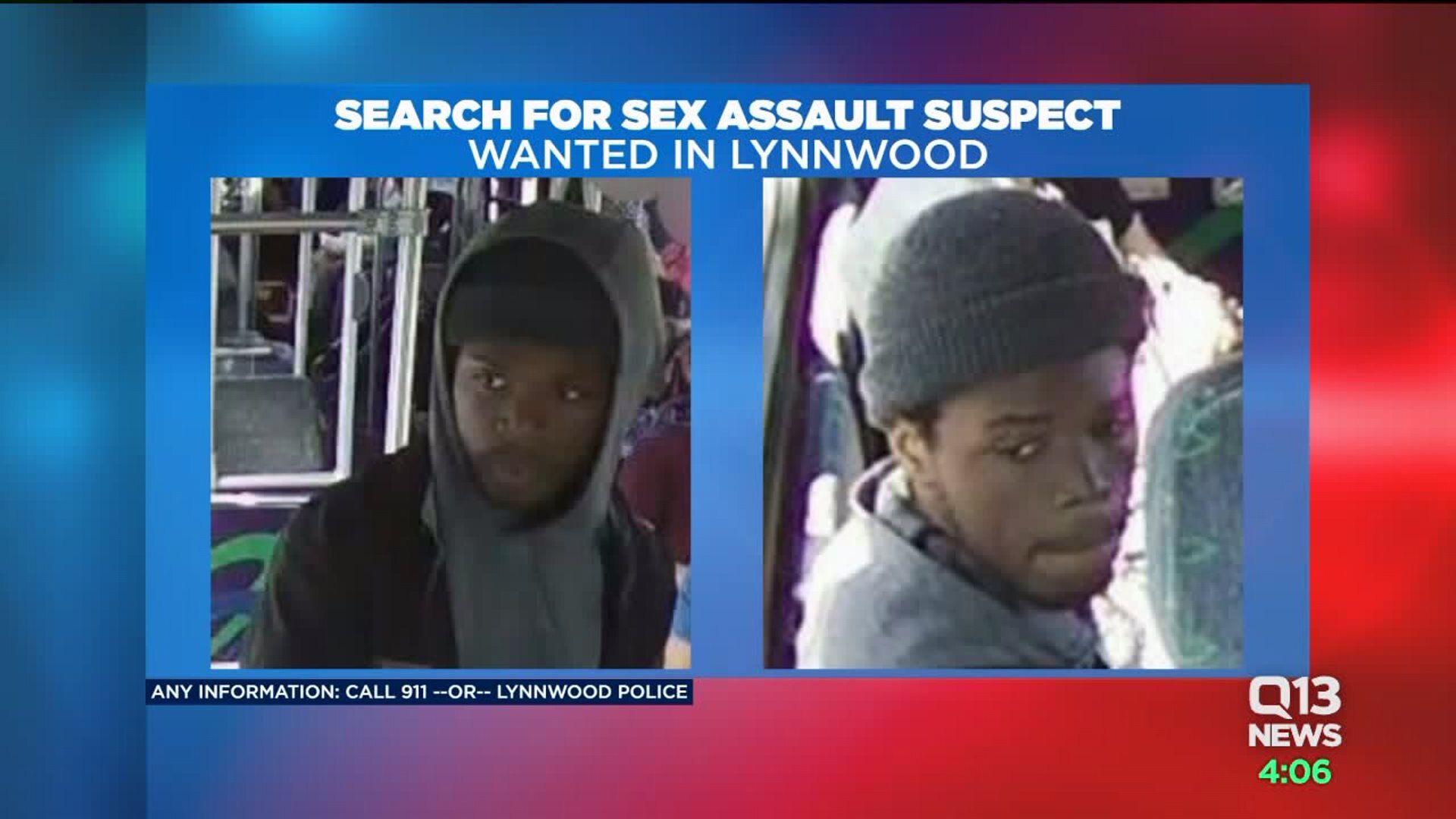 Lynnwood Police: Man wanted for sexually assaulting, robbing woman