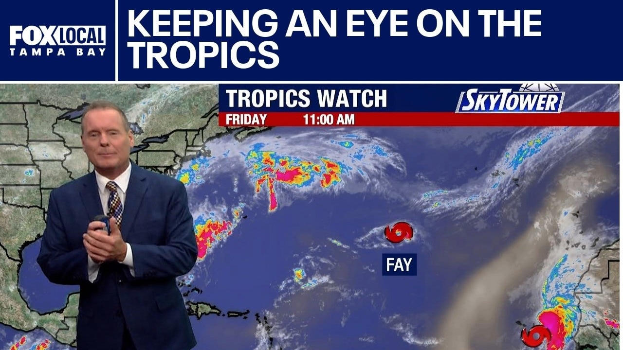 Today's tropical weather forecast