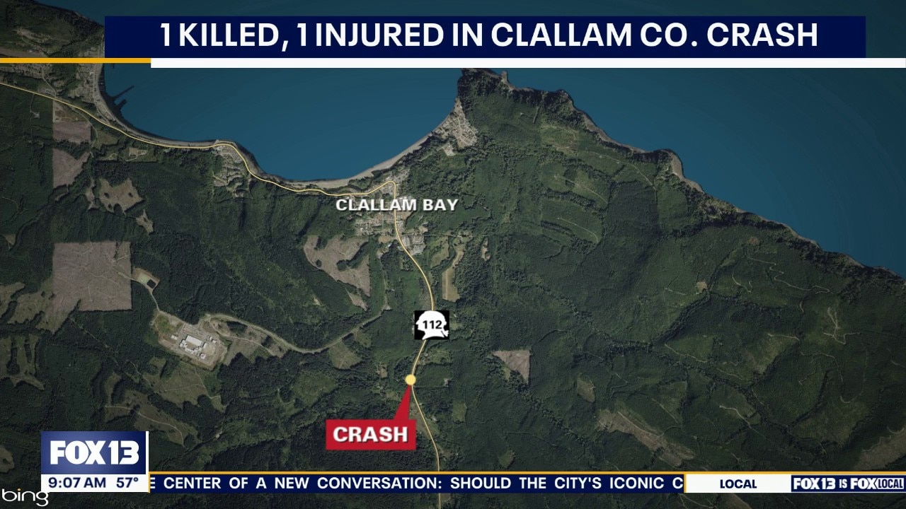 Clallam County crash leaves one dead