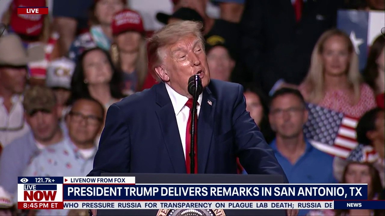 Trump campaigns for Ken Paxton in San Antonio