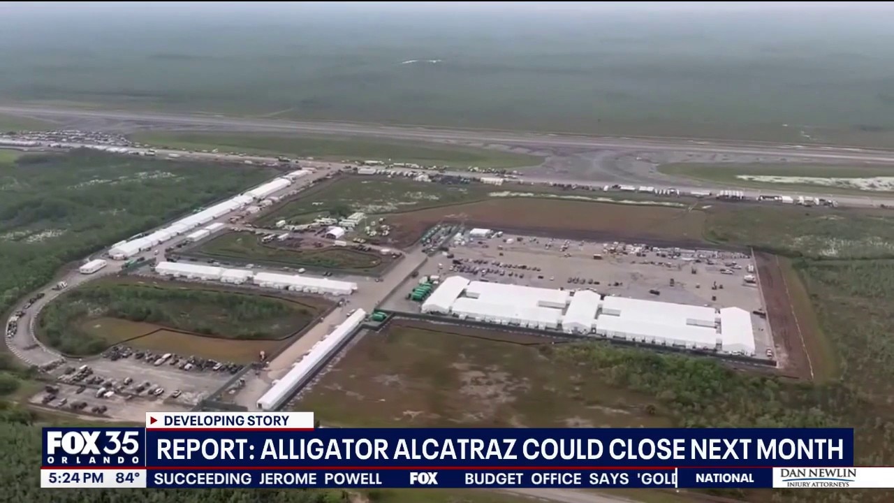 Florida’s ‘Alligator Alcatraz’ detention center may close: Report