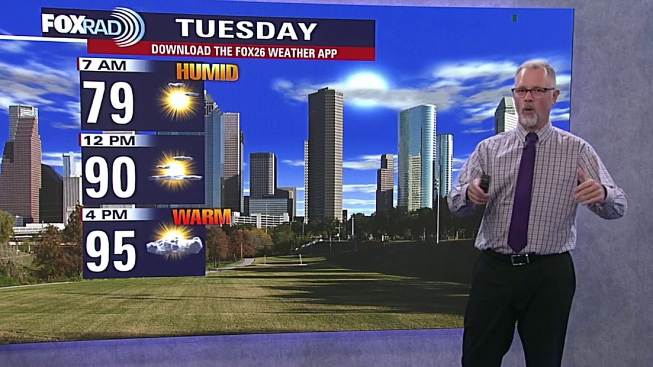 Houston weather: Steamy Tuesday on the way