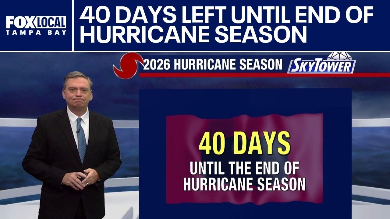 40 days left until end of hurricane season