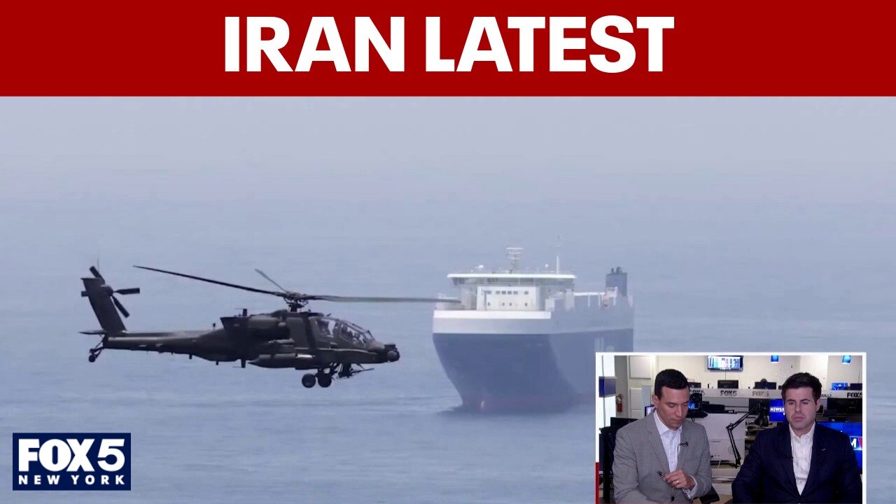 Iran latest: US says a route through Strait of Hormuz has been reopened
