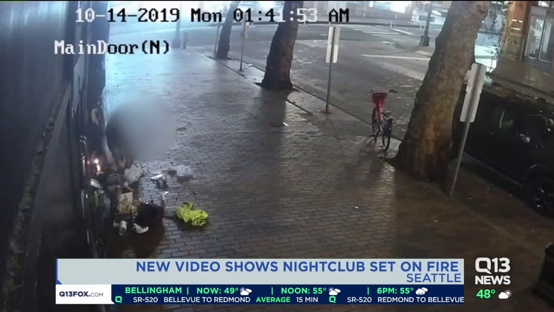 New surveillance video shows moment nightclub was set on fire