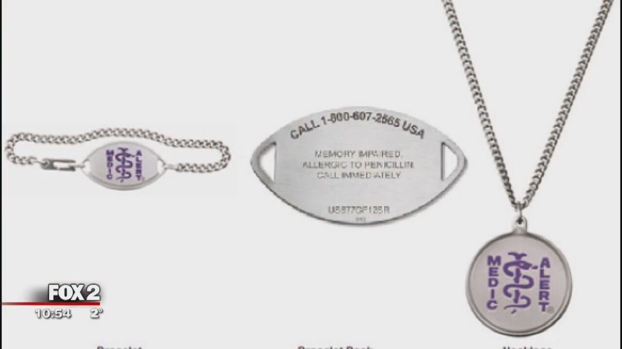 ID bracelets, charms can reduce impaired elderly wandering deaths in bitter cold
