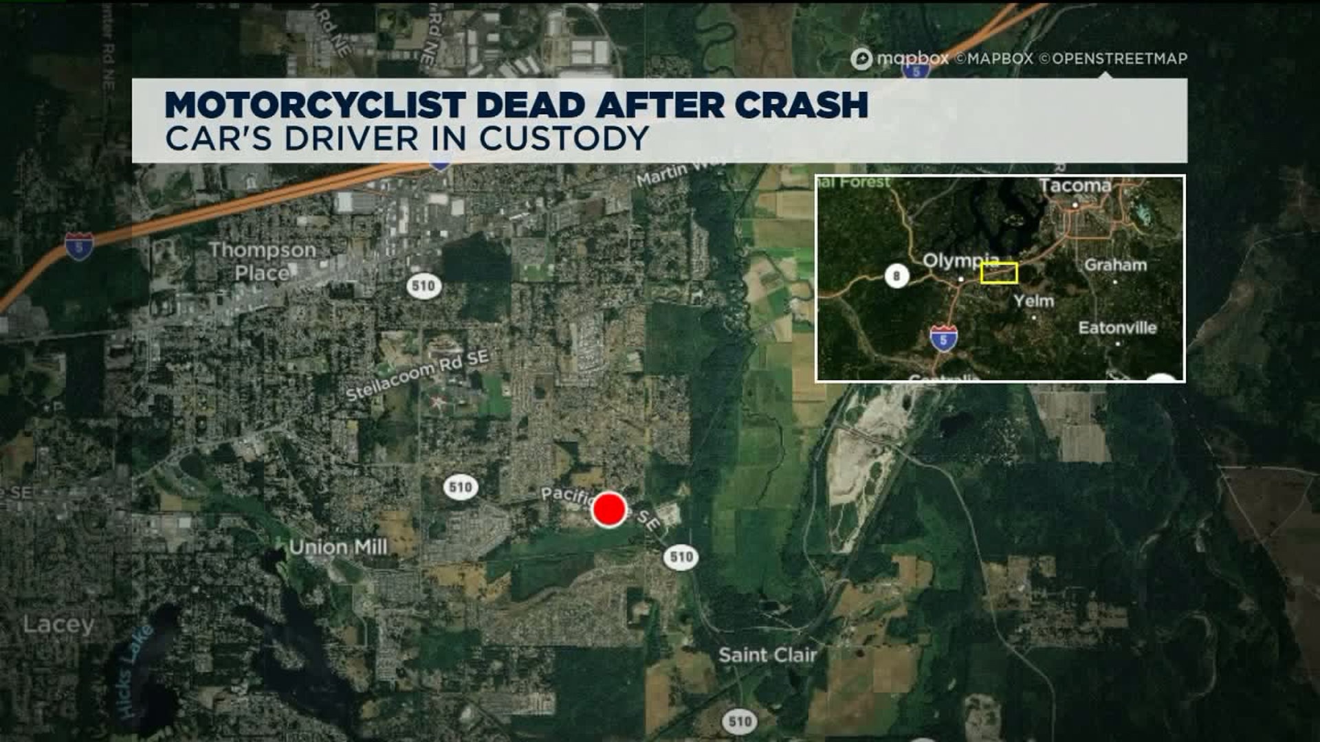 Fatal motorcycle crash in Thurston County