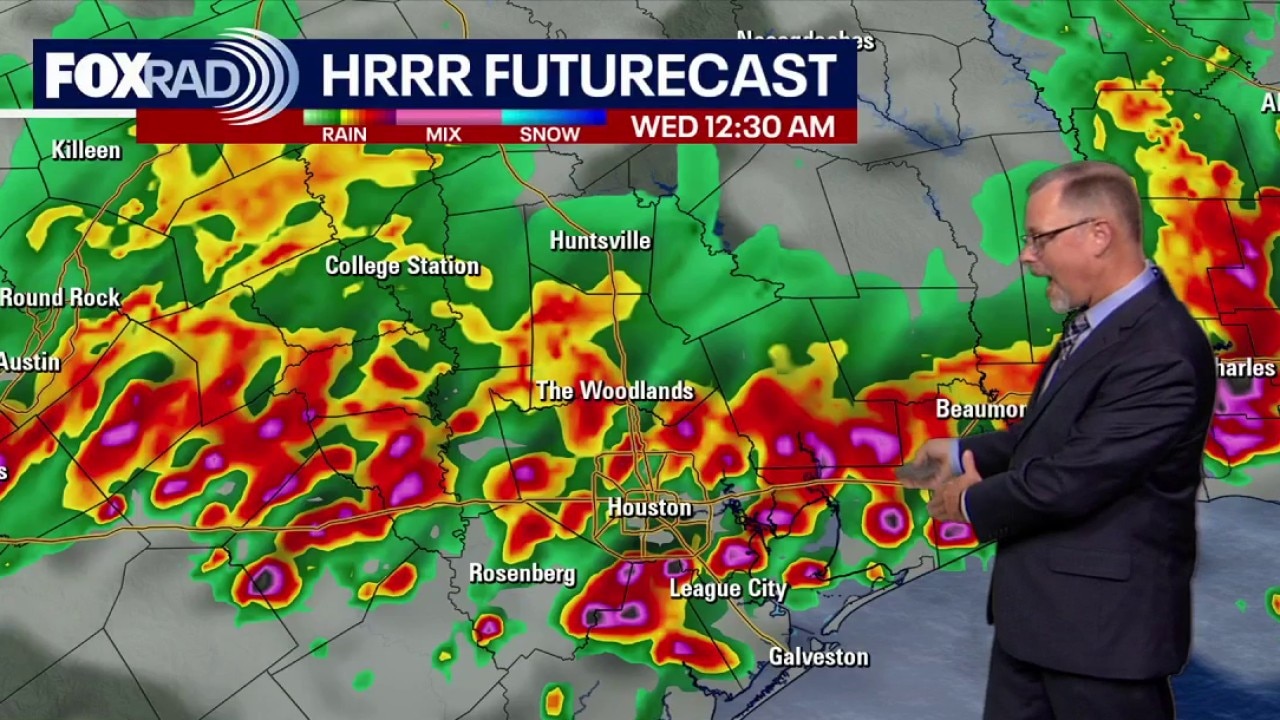 Houston weather: Heavy rainfall expected overnight
