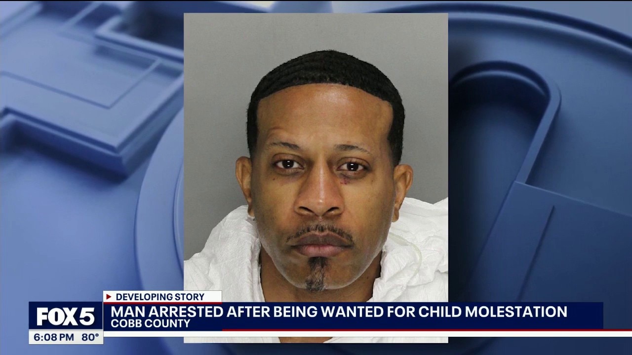 Cobb captures man accused in child molestation cases