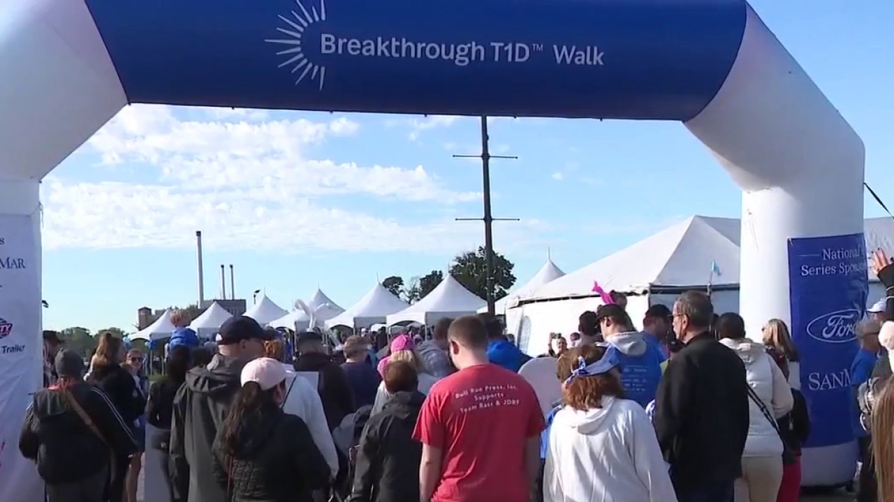 Annual Type 1 Diabetes walk held on Belle Isle