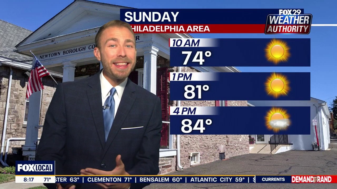 Philadelphia weather: Sunday morning forecast