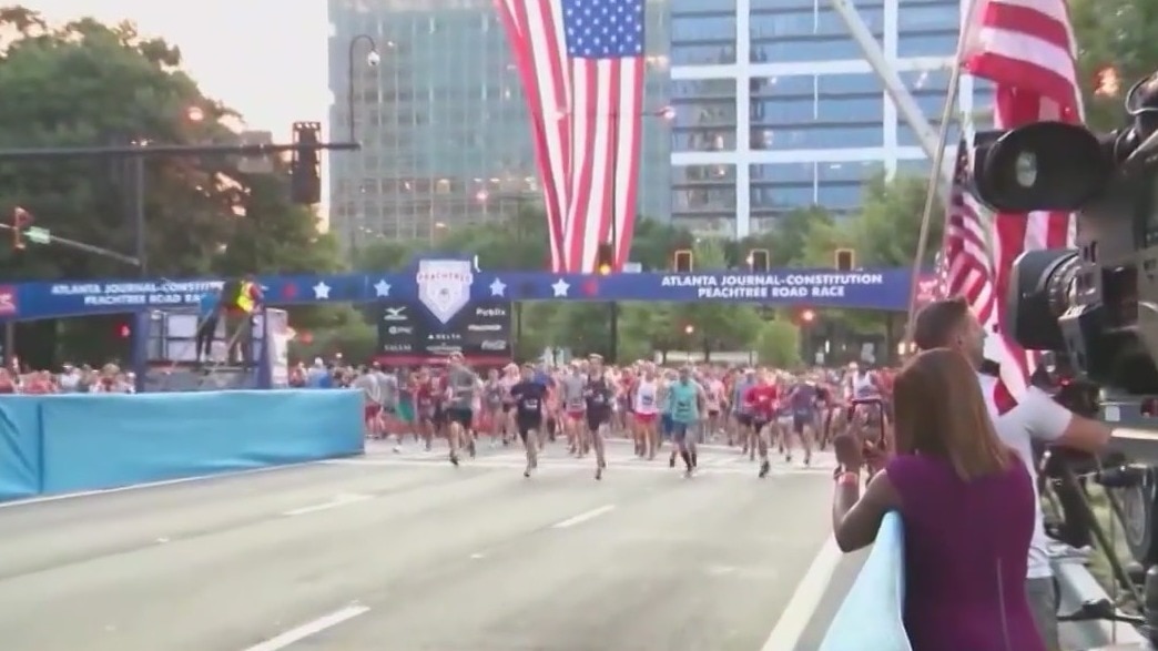 54th annual Peachtree Road Race hours away