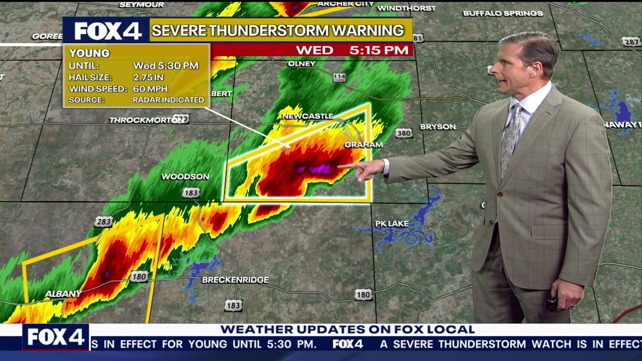 Dallas Weather: April 15 evening forecast