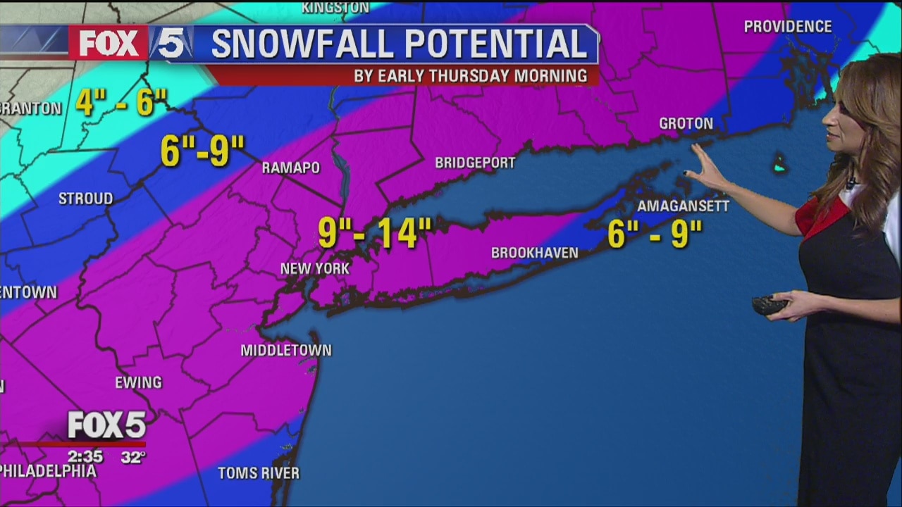 Snowstorm Update Wednesday Afternoon