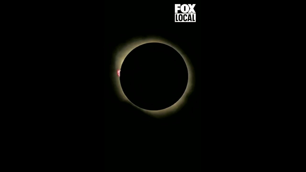 Solar eclipse reaches totality over Spain