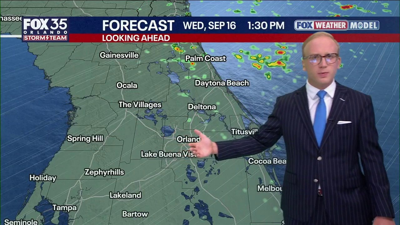 Orlando Weather Forecast: Tracking showers