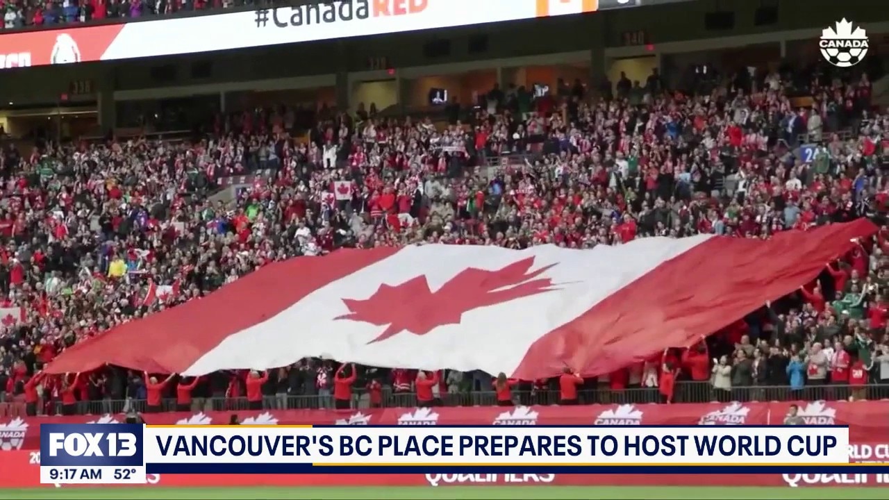 Vancouver's BC Place prepares to host FIFA World Cup