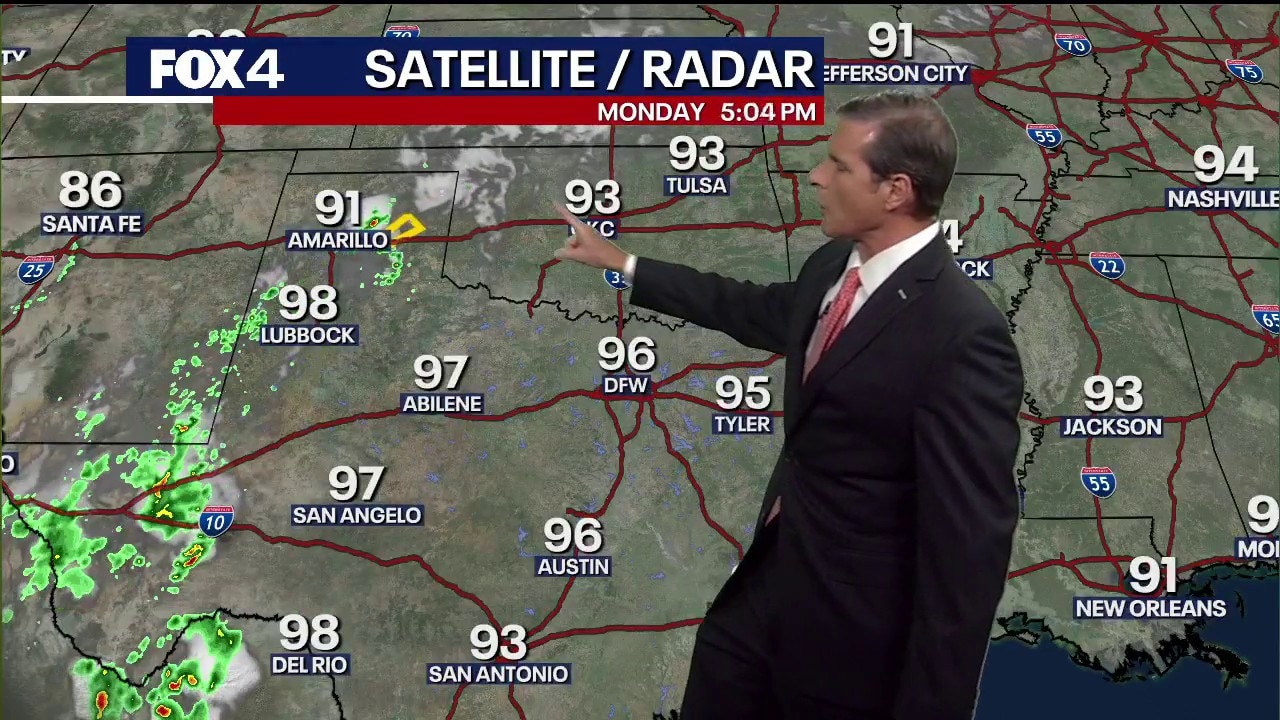 Dallas weather: June 29 evening forecast