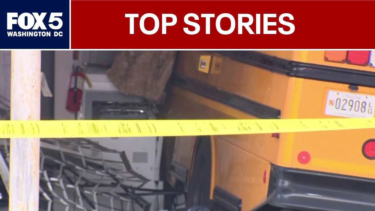3 hurt in Baltimore County school bus crash; Soldier sues after being shot near White House