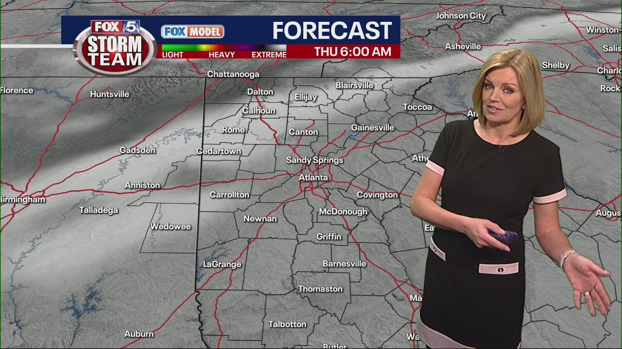 Thursday morning weather forecast
