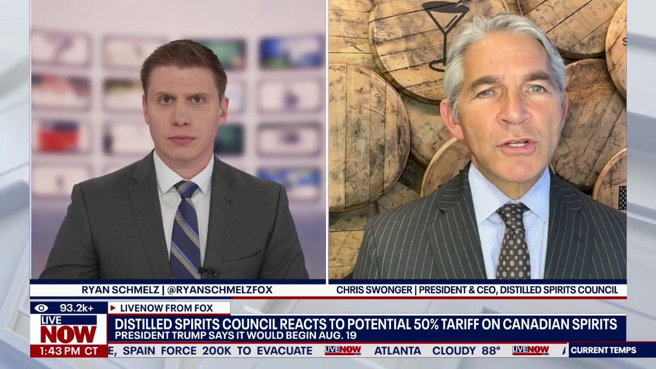 Reaction to possible tariff on Canadian spirits